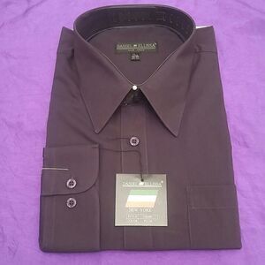 MEN'S BASIC FULL CUT DRESS SHIRT BY DANIEL ELLISSA